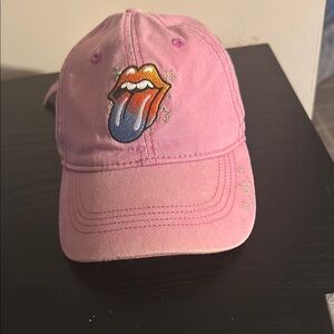 Pre-Owned Pink Women’s Rolling Stones Cap